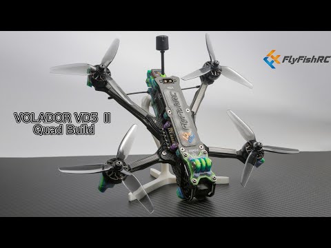 Volador II VD5 Quad Build Tutorial I Volador II VD5  Frame I FlyFishRC