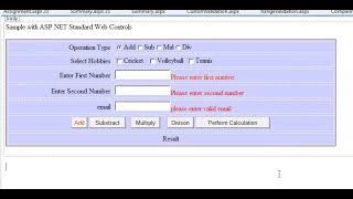 ASP.NET Validation Controls Part 2