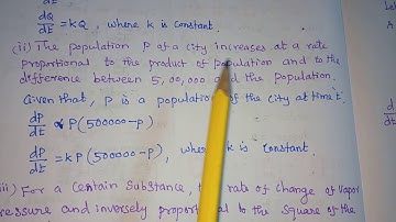 12th MATHS ORDINARY DIFFERENTIAL EQUATIONS EXERCISE 10.2 1st SUM