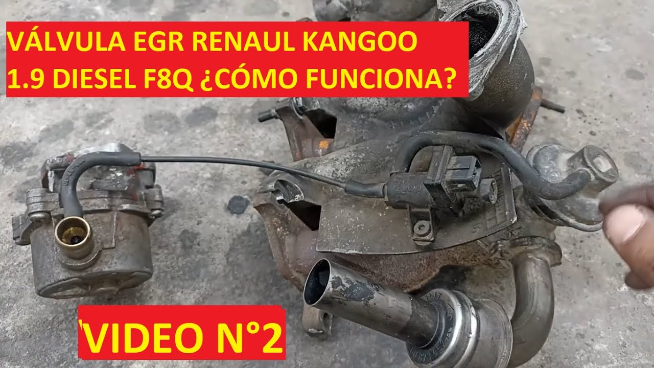KANGOO VALVULA EGR ¿Cómo funciona? Estudio Sistema electrónico de