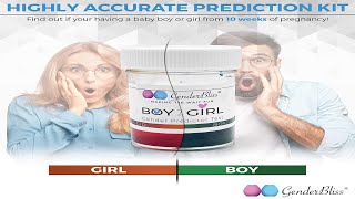 Early Pregnancy Boy or Girl Gender Reveal Home Test Non-invasive Safe for Mother and Baby