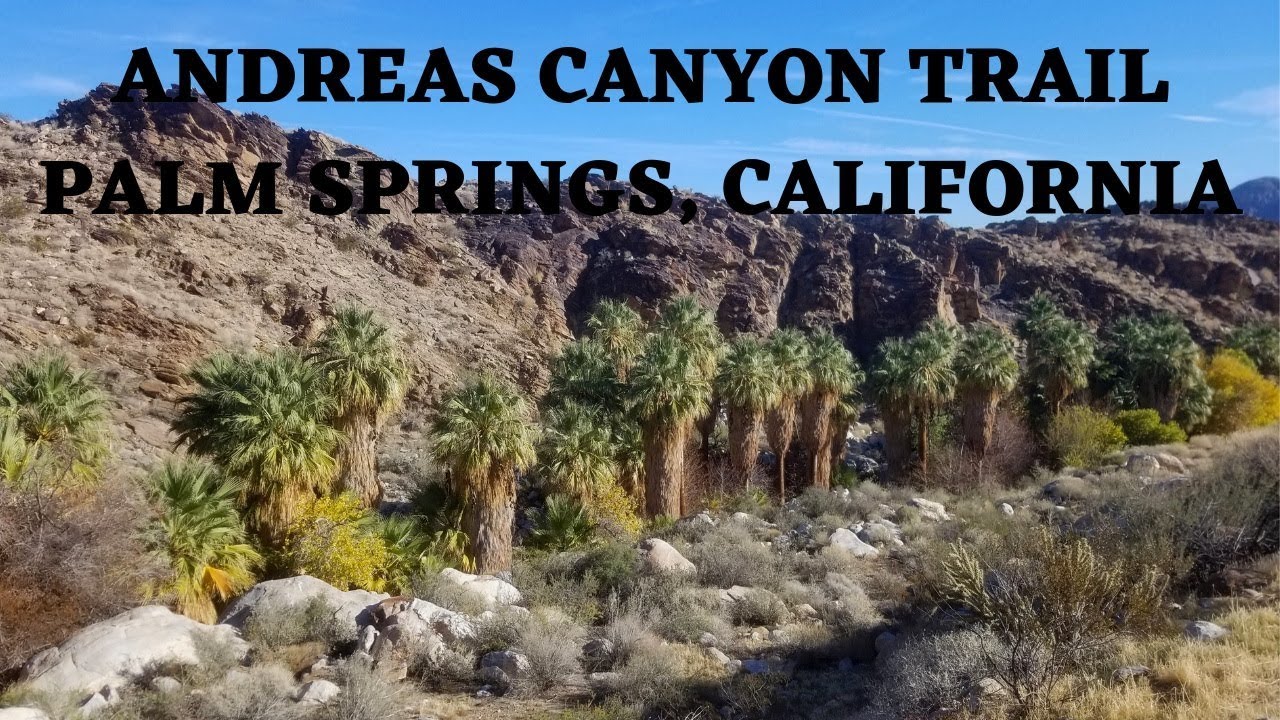 ANDREAS CANYON TRAIL PALM SPRINGS, CALIFORNIA YouTube