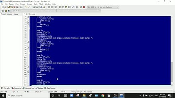 Program File ATM Sederhana C++
