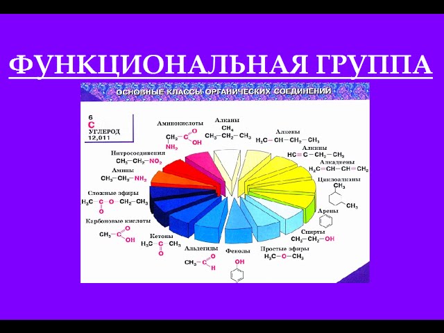 Органика. Функциональная группа. Классы органических соединений.