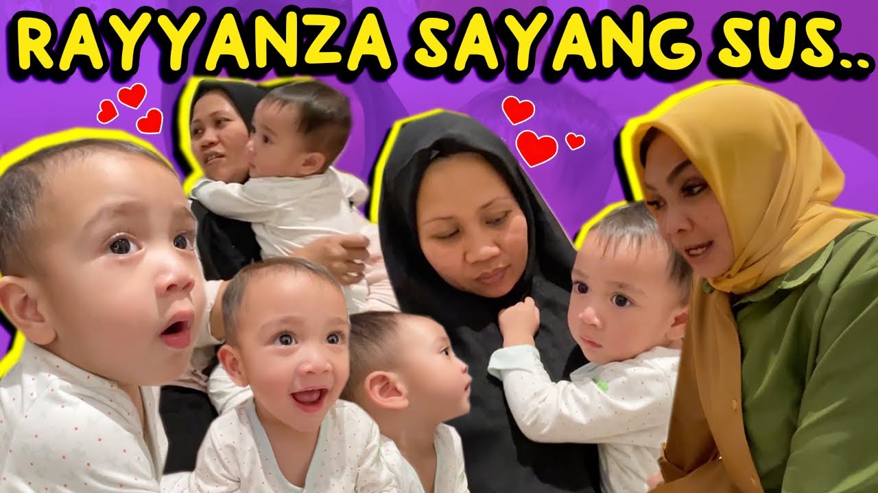 Rayaz Mama R RAYYANZA MARAH SUS RINI MAU DIAMBIL.. MAMA RIETA HERAN ADA BAYI SELUCU ...
