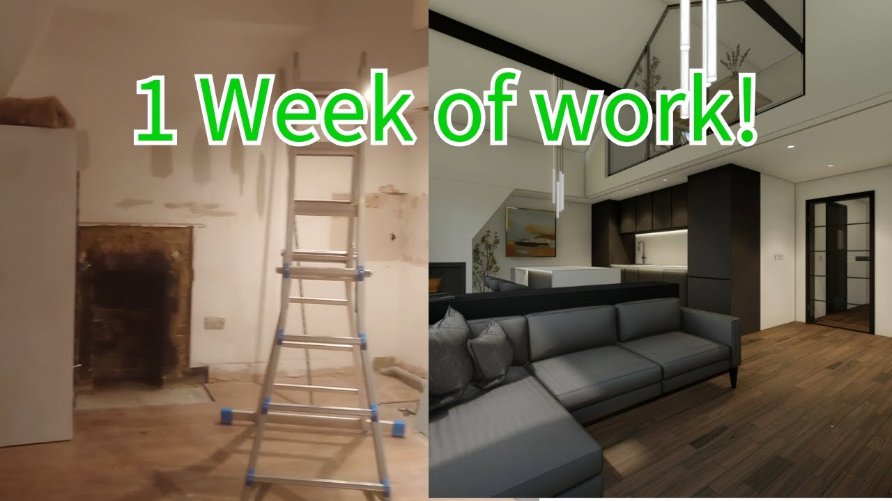 WEEK 1 of my 50K loft apartment renovation in Central London