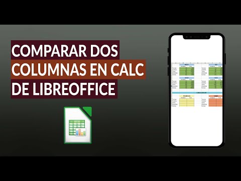 Cómo Comparar Dos Listas o Columnas en Calc de LibreOffice Fácilmente