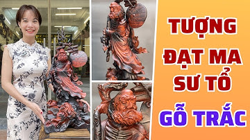 Tượng Phật Đạt Ma Sư Tổ gỗ Trắc cố hương #tuongdatma