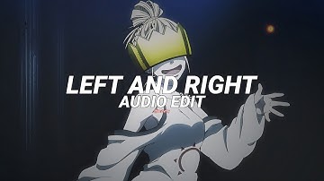 left and right - charlie puth ft. jungkook [edit audio]