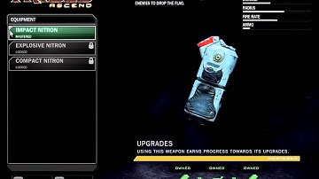 Tribes Ascend: Interactive Menu: Classes: PathFinder: Belt Item: Impact Nitron