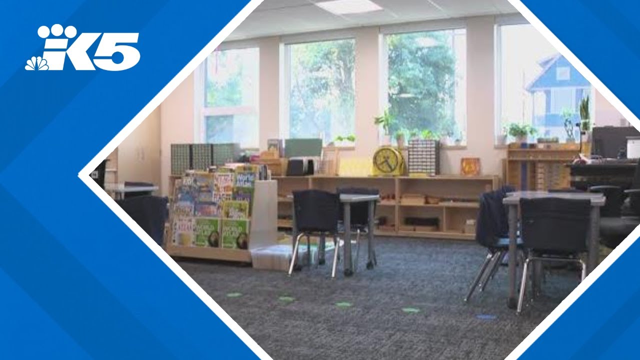 students head back to school in brand new Bryant Montessori