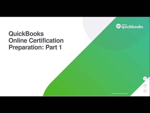 2022 QuickBooks Online Certification Exam Prep Training Part 1