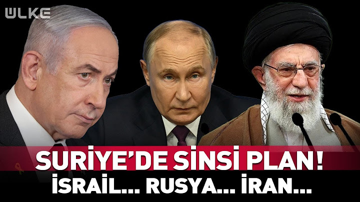 'İsrail... İran... Rusya...' Suriye'de Sinsi Plan Devrede! #haber
