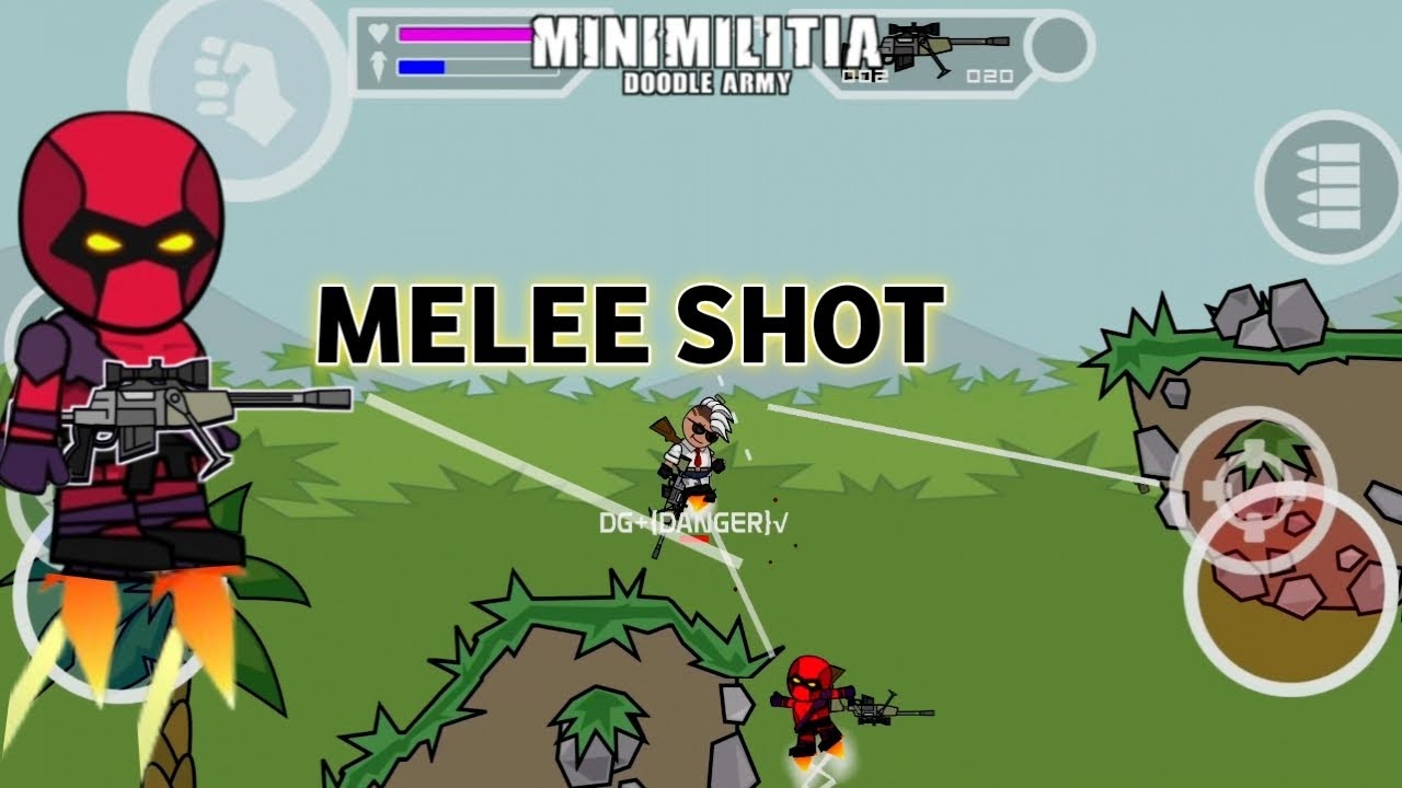 How To Do Melee shot in 7 minutes😱 Easy trick for Sniper Quick shot😎Noob to legend😈Mini militia
