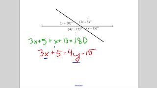 1.6 - Vertical Angles and Linear Pairs PRACTICE