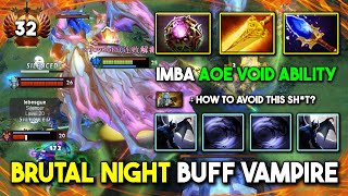 BRUTAL NIGHT BUFF Offlane Night Stalker Aghs Scepter   OC Build Unlimited AoE Void Ability DotA 2