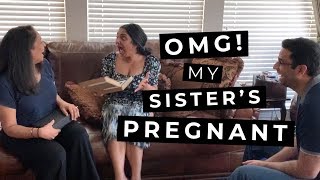 VLOG! SISTER'S PREGNANCY REVEAL (SURPRISE) !!!!!!!!!! | Deepica Mutyala