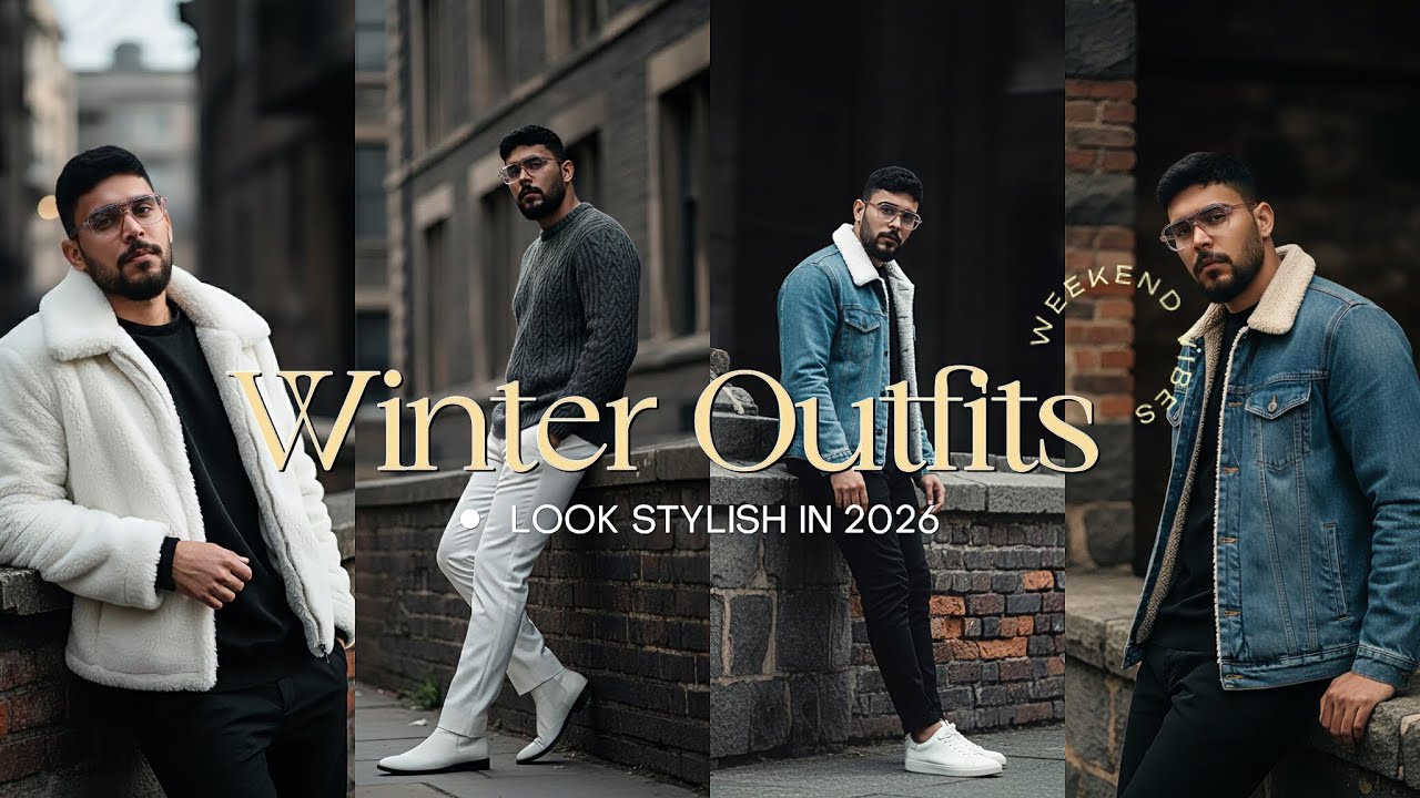 Winter Outfits for Men ❄️ | 6 Must-Have Stylish Looks 🔥