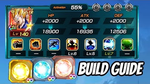 HOW TO BUILD STR SUPER SAIYAN 3 VEGETA SEZA & WHERE CAN YOU GET THE SKILL ORBS: DBZ DOKKAN BATTLE