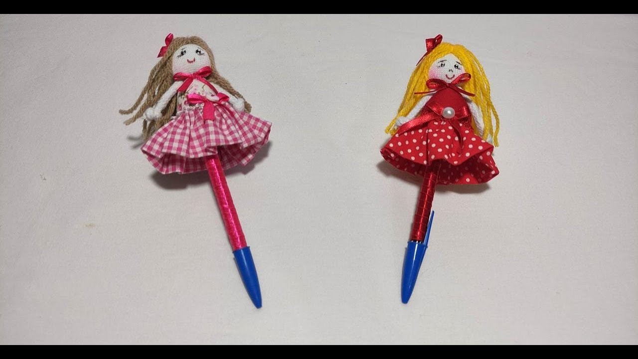 Ganhe dinheiro nessa volta as aulas fazendo uma caneta decorada - apenas com retalhos