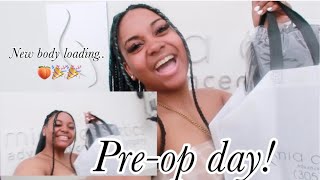 BBL JOURNEY🍑🎉|MIA AESTHETICS MIAMI| Pre-op &amp; Surgery day PART 1