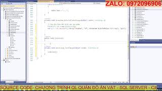 Source code- Chương trình quản lý cửa hàng bánh ngọt- đồ ăn nhanh - C# - SQL SERVER - screenshot 5