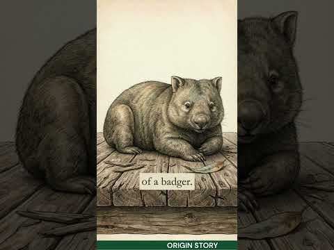 Wombat Aussie Slang Origin Story