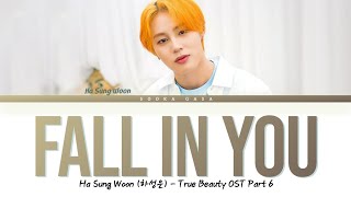 HA SUNG WOON (하성운) - 'Fall in You' (True Beauty OST Part 6) Lyrics (Han/Rom/Eng)