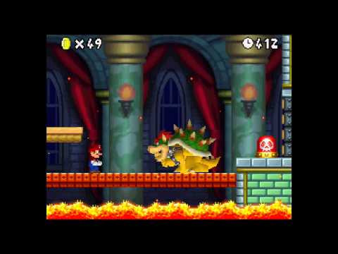New Super Mario Bros Boss 1 Bowser