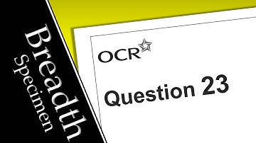 OCR Breadth in Physics Specimen Paper | Question 23