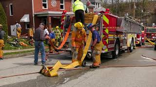 Firefighters extinguish Blaze quickly Arch Ave Greensburg 4/25/22