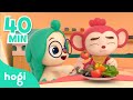 🍴Eat healthy meal and more! | +Compilation | Pinkfong Kids Nursery Rhymes | Learn and Play with Hogi