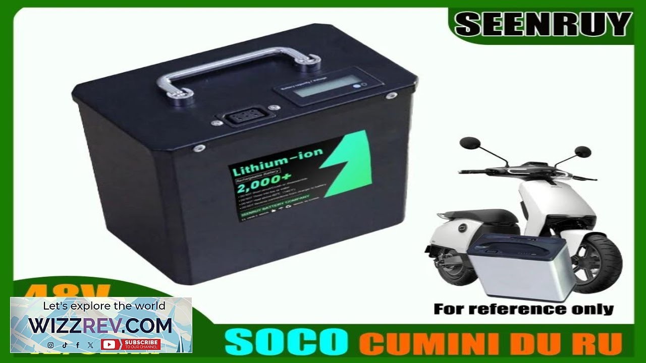 SOCO CUMINI DU RU 48V 27AH 32AH 42AH 52AH Lithium Battery