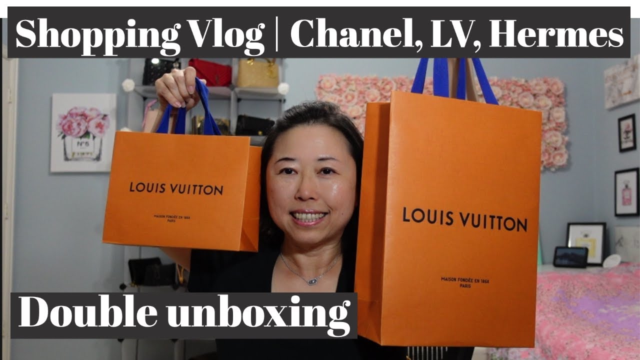 Chanel Shopping Vlog & Louis Vuitton Double unboxing - YouTube