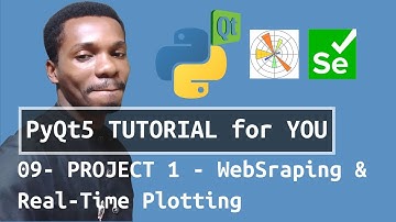 PyQt5 Tutorial #9 - Web Scrapping & Real-Time Plotting| Selenium | Maplotlib | Yahoo! Finance