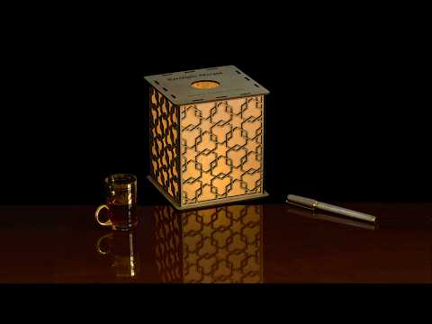 Designing, Laser Cutting, and Building an Islamic Geometric Pattern Lantern