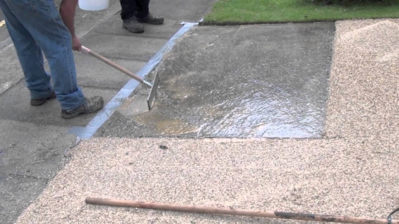 Resin Bonded Driveway - YouTube