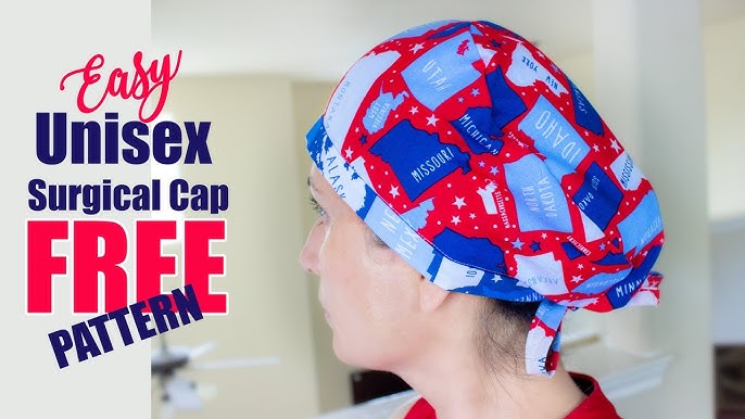 Easy DIY Surgical Cap with FREE Printable PATTERNS | Surgical, Sanitary or Bikers Cap. - YouTube easy-diy-surgical-cap-with-free-printable-patterns-surgical-sanitary-or-bikers-cap-youtube