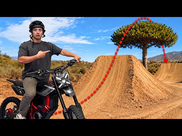 I Jumped My New Dirt Bike Over a Tree - YouTube