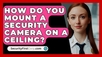 How Do You Mount A Security Camera On A Ceiling? - SecurityFirstCorp.com