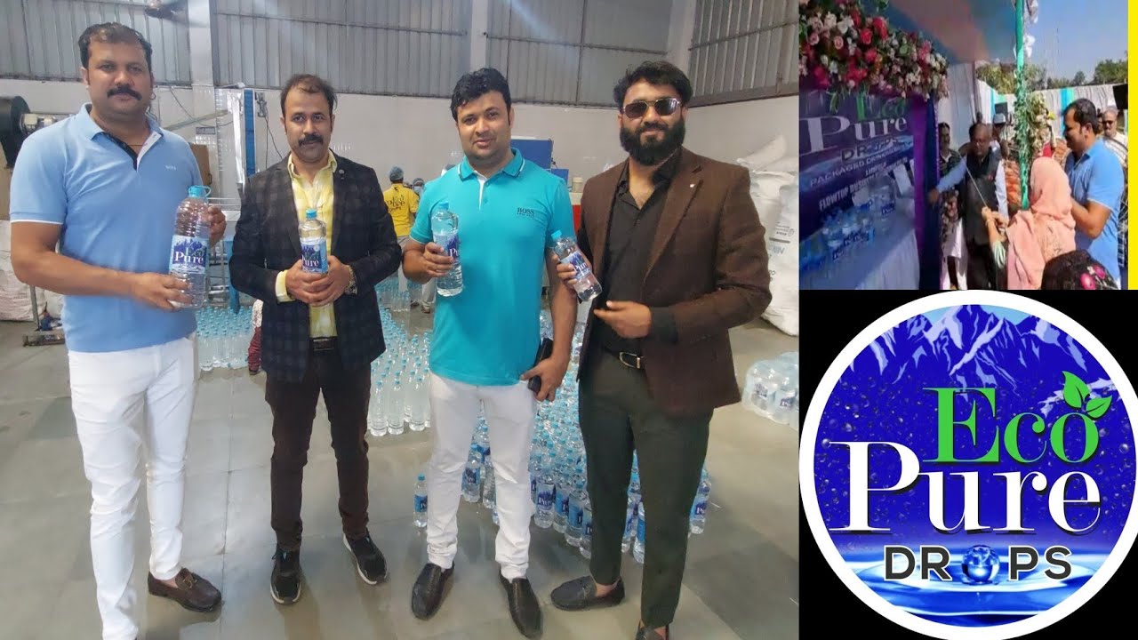 ECO Pure Drops Water Plant Ka Iftetah! Syed Imtiyaz! Syed Taslim