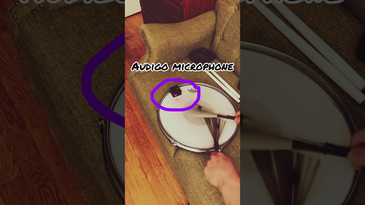 The microphone I use to record all my drum videos 