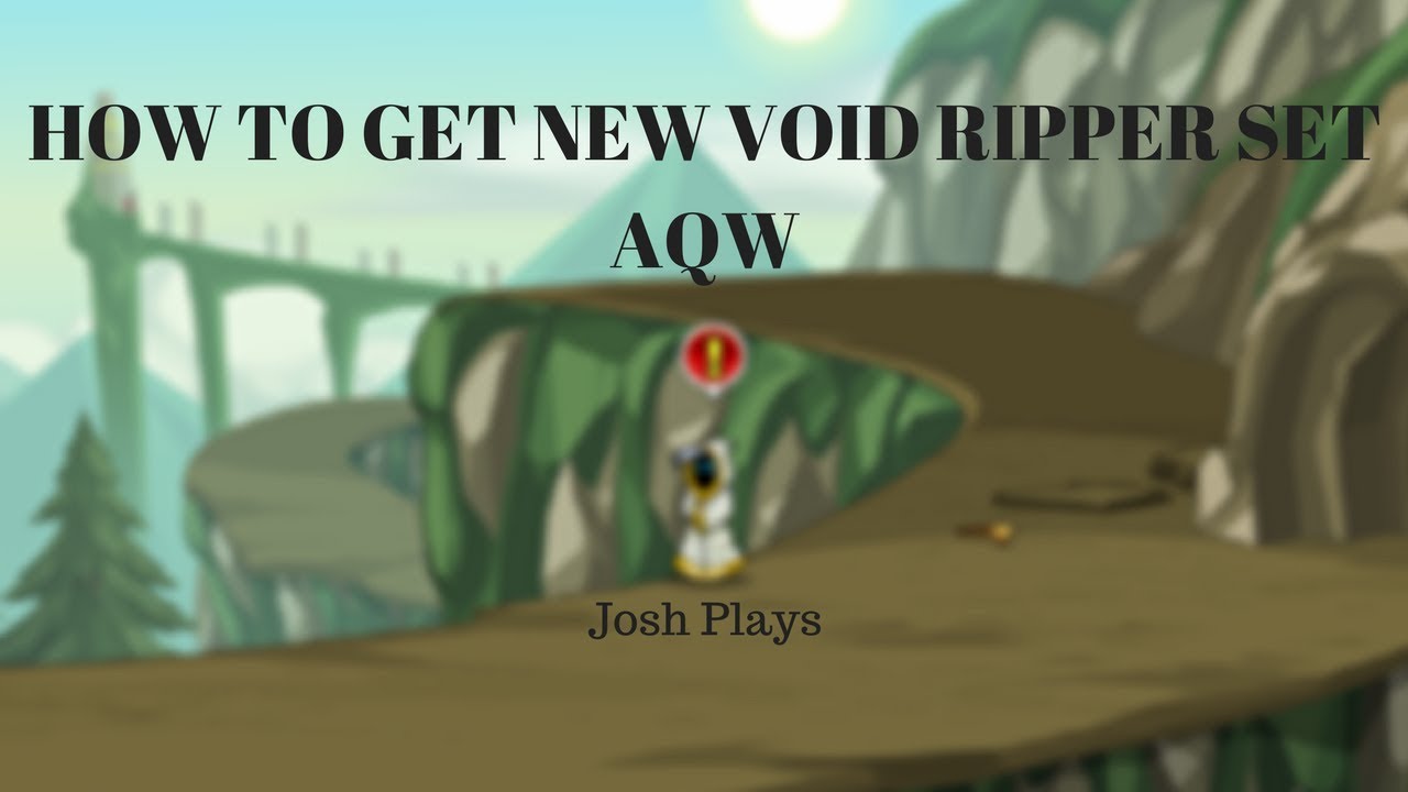 HOW TO GET NEW VOID RIPPER SET AQW - YouTube