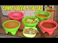 Preparación de 5 salsas en una sola hervida.