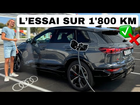 1'800 KM en Audi Q6 e-tron: l'essai RÉALITÉ sur long trajet !
