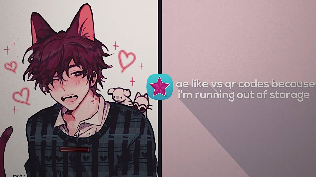 ae like vs qr codes because i’m running out of storage 🤠