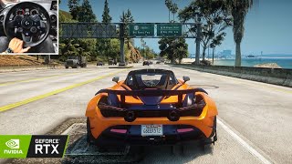 McLaren 720S Gameplay - Immersive Realistic ULTRA Graphics | GTA 5