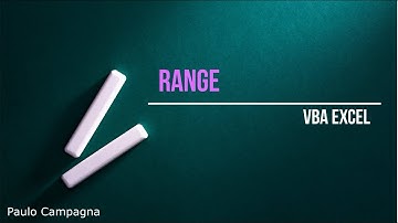 #01 Aula Range (VBA Excel)