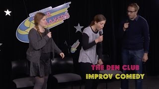 The Den Club performs improvisational comedy