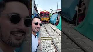 Fui no mercado que fica EM CIMA de um trilho de TREM! Iria?